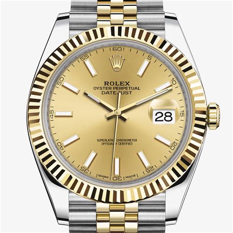 rolex acciaio oro datejust|rolex datejust 41.